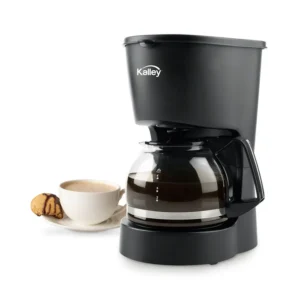 Cafetera Kalley De 610 ml y Taza De Vidrio K-MCM4N